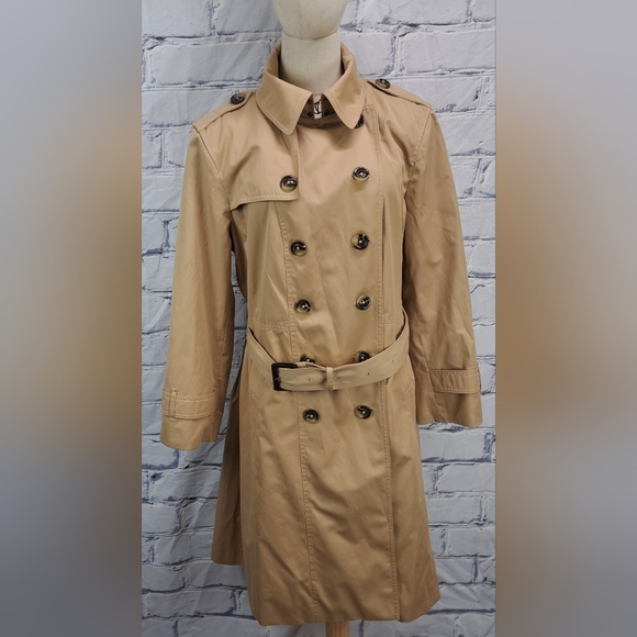 London Fog Heritage Women's Trench Coat Belted Size XL - Picture 3 of 16